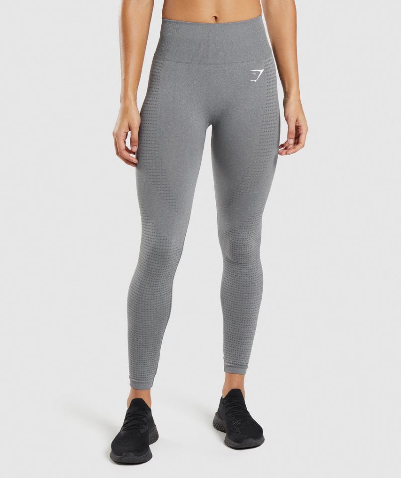 Women\'s Gymshark Vital Seamless 2.0 Leggings Grey | NZ 7WYBAS